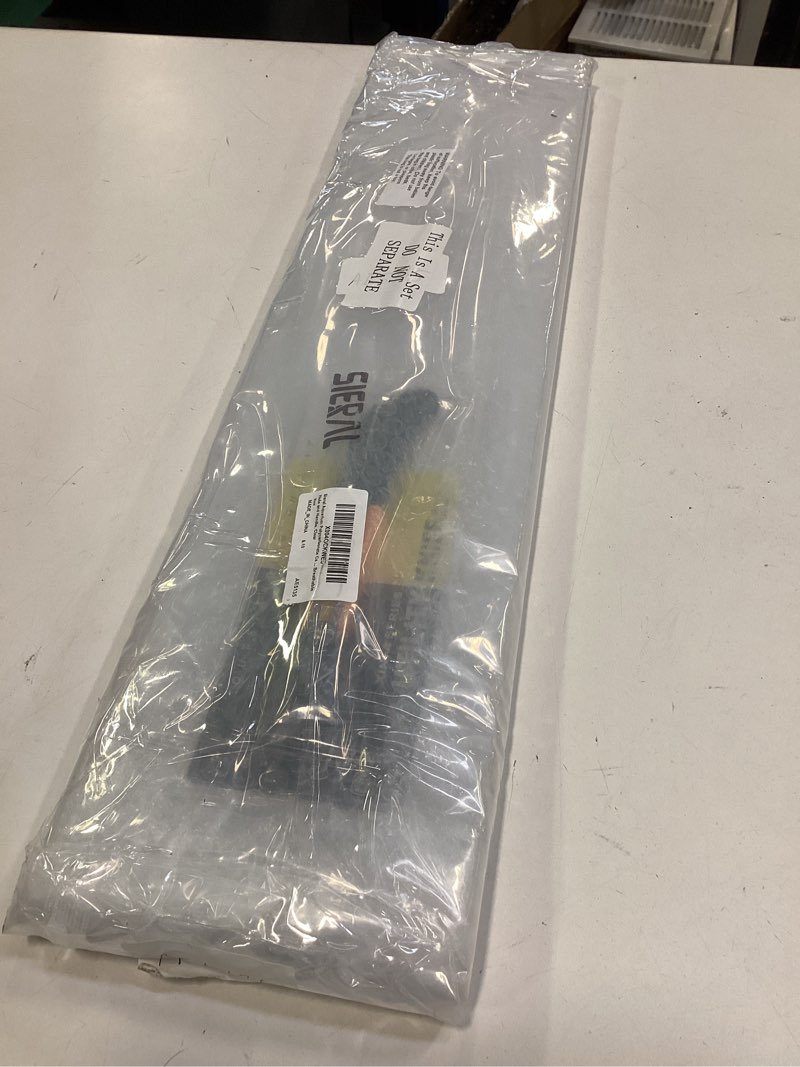 Condition photo showing Good Condition for Sieral Aquarium Polycarbonate Canopy Set 2 Pcs 22.95 x 11.5 x 0.12 Inch for 33/40/55 Fish Tank with Center Brace Aquariums Cover Fish Tank Lid with a Hook Knife, Breathable Hole and Handle, Black Black 48x13in