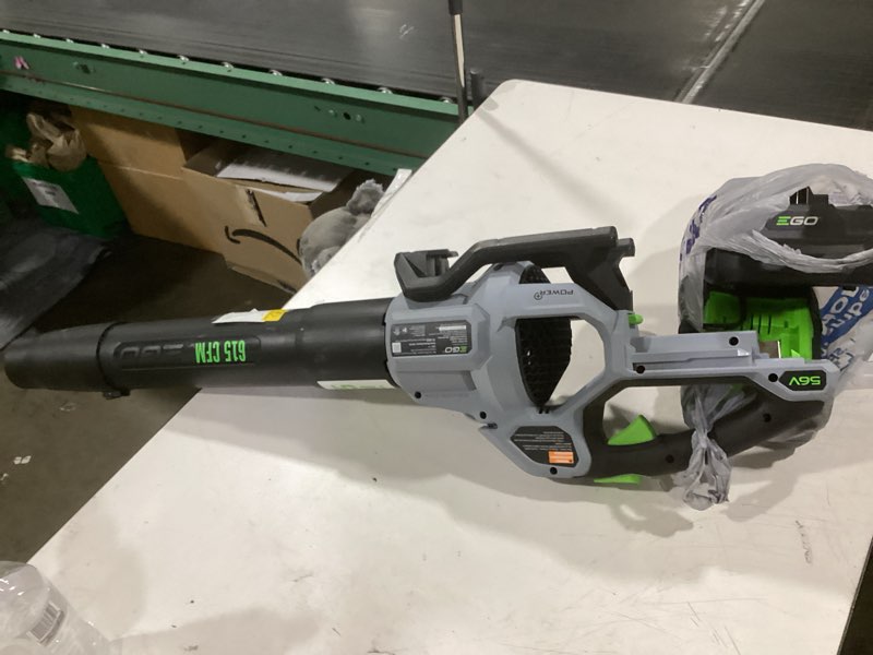 Condition photo showing Good Condition for ego power+ lb6504 650 cfm variable-speed 56-volt lithium-ion cordless leaf blower 5.0ah battery and charger included, black 650 cfm blower kit w/ 5.0ah battery