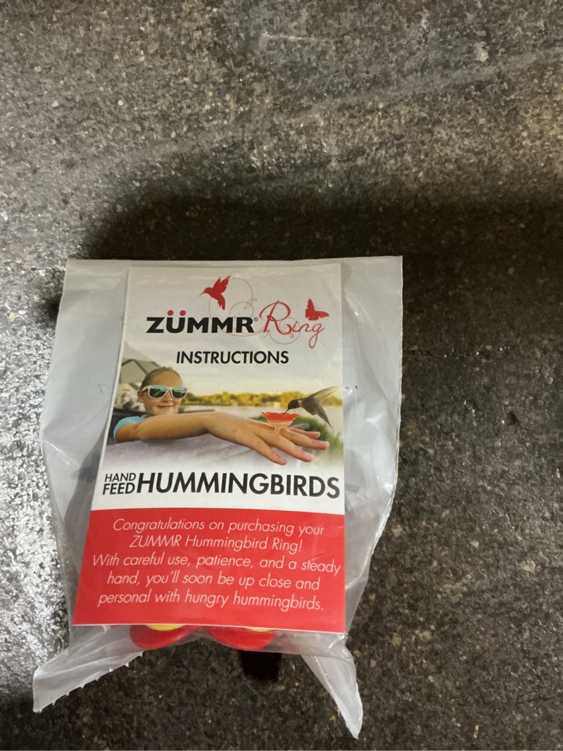 Condition photo showing New/Like New for (Bidding on 20) 2-Pack - ZUMMR Hummingbird Ring Feeder - Hand Feed Hummingbirds Right in Your Backyard. Get up Close and Personal with Nature. Proudly Made in The U.S.A. - The Original