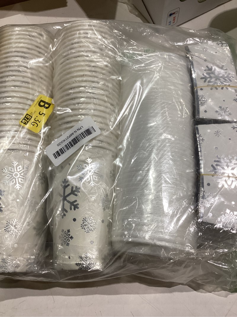 Condition photo showing Good Condition for 50 Pack 12oz Fall Disposable Coffee Cups with Lids and Sleeves Fall Paper Cups Autumn White Pumpkin Coffee Cups Thanksgiving Cup Drinking To Go Cup for Fall Harvest Decor, Thanksgiving Supplies