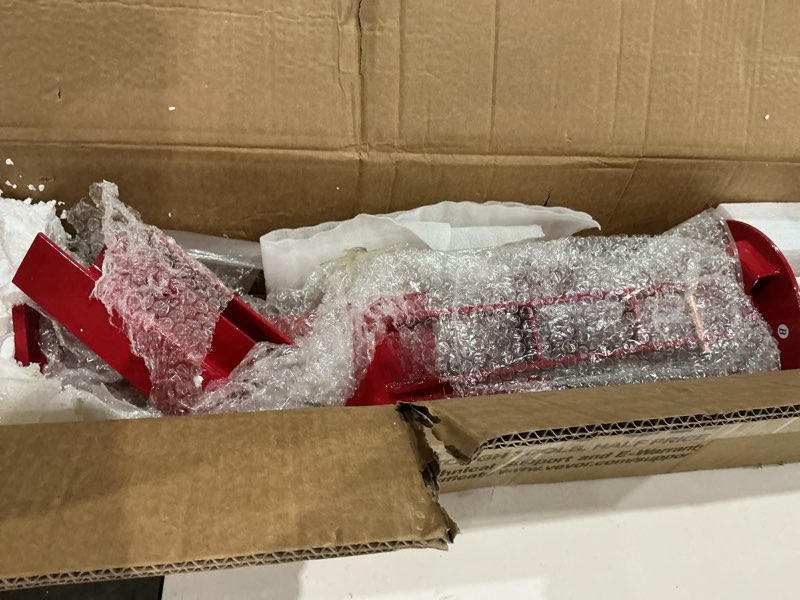 Condition photo showing As Is for (incomplete, missing parts, used)vevor manual tire changer, portable hand bead breaker mounting tool for 8\"-16\" tires, compatible with car truck trailer, tire mounting machine for home garage small auto shop