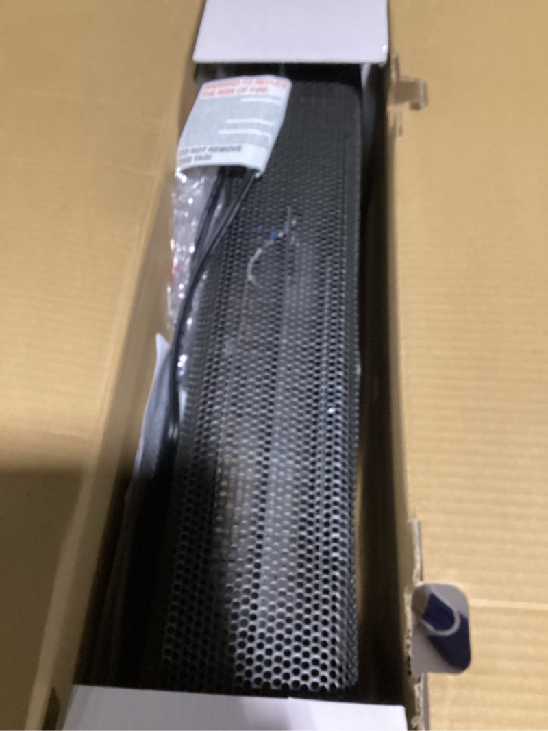 Condition photo showing New/Like New for Comfort Zone Electric Baseboard Space Heater with Adjustable Thermostat  Dent-Proof Panels  Overheat Protection  Tip-Over Switch  & Stay-Cool Body  Ideal for Home  Bedroom  & Office  1 500W  CZ600BK