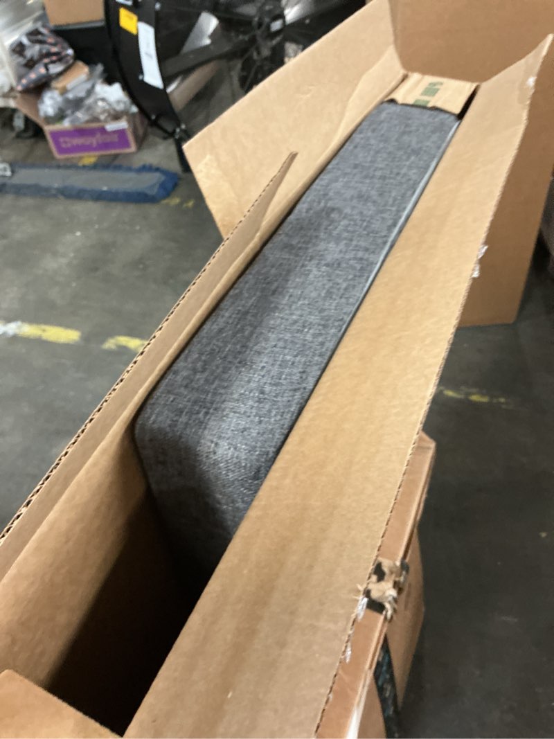 Condition photo showing As Is for recliner cushions for elderly square chair pads with non-slip bottom for couch armchairs booster comfy 20"x20"x3.8" recliner cushion for long sitting with washable cover 1 pack dark grey dark grey 20"l x 20"w x 3.8"h