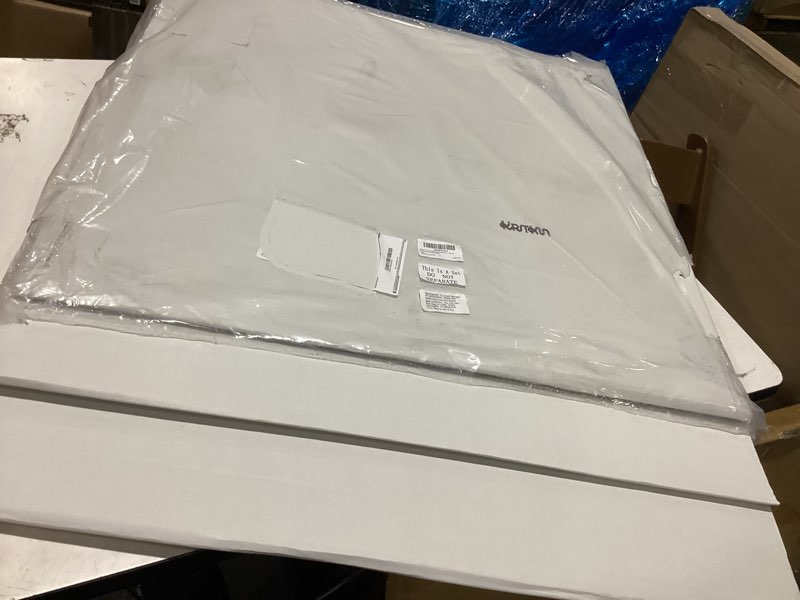 Condition photo showing Good Condition for 3 pcs cardboard trash cans with lid disposable and reusable corrugated cardboard trash cans recycling bins bulk with 6 garbage bags white rubbish boxes for parties events(40 gallon) 3 40 gallon
