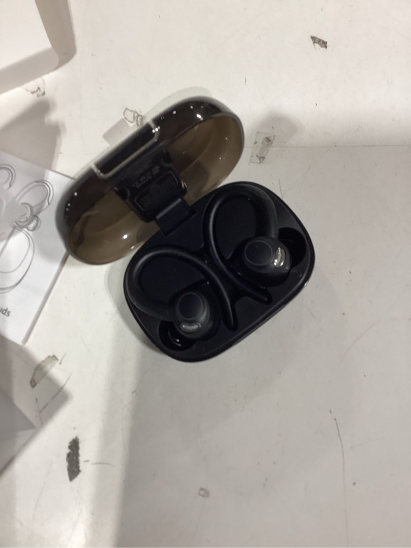 Condition photo showing Good Condition for Similar product Wireless Earbuds, Bluetooth 5.4 Headphones, True Wireless Stereo Sound Earphones with Noise Cancelling Mic, Fast Charging, IPX7 Waterproof, Comfort Fit Ear Buds for Sports/Workouts/Travel (Deep Black)
