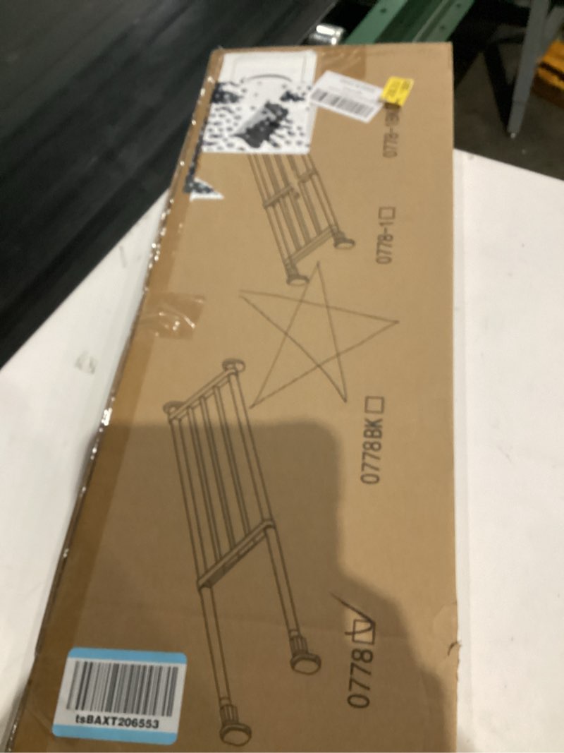 Condition photo showing As Is for Hershii Expandable Closet Tension Shelf Rod Adjustable Storage Rack Heavy Duty DIY Organizer Divider for Wardrobe Cupboard Kitchen Bathroom 82-117.5cm/32.28-46.25inches