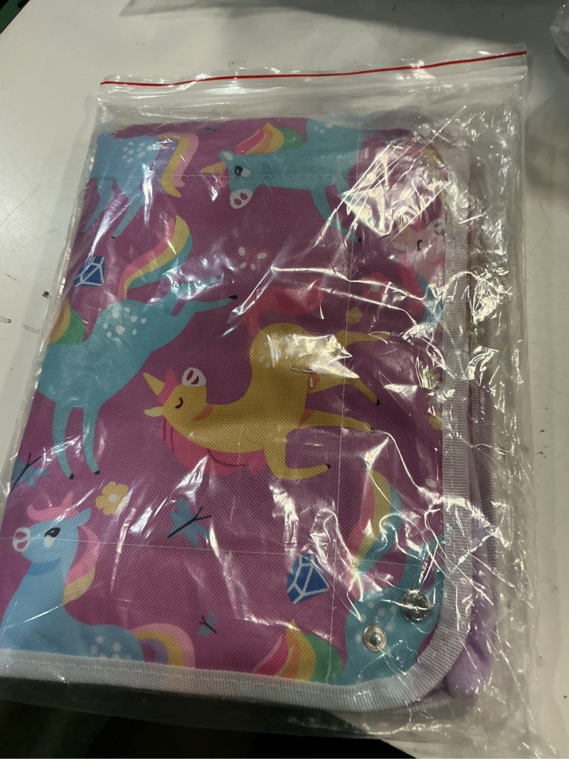 Condition photo showing Good Condition for damah kids tray table cover,airplane travel essentials for kids, toddlers, adults, airplane must haves, plane travel essential, travel tray for plane train,(pink)