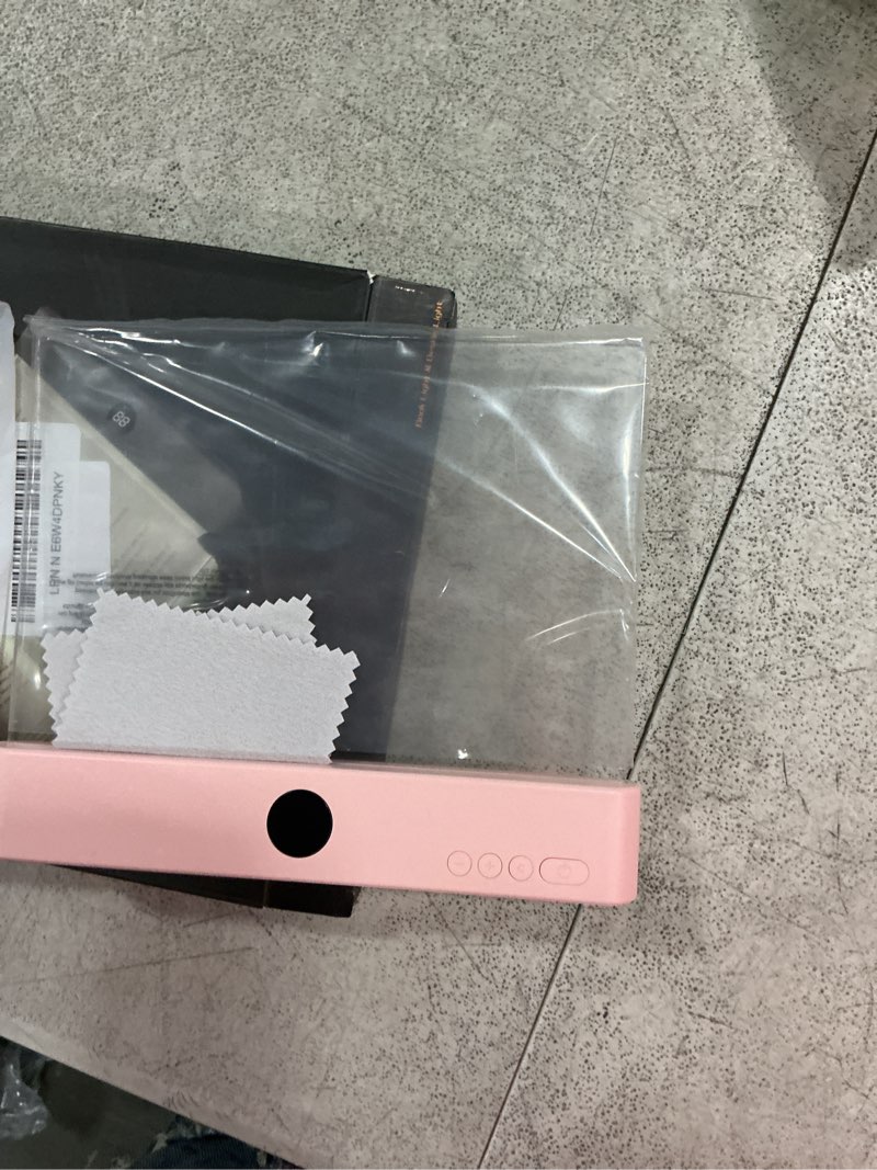Condition photo showing New/Like New for led book light and night light 2 in 1, 3 color temperatures & stepless dimming, usb rechargeable reading light with timer for night reading (pink)