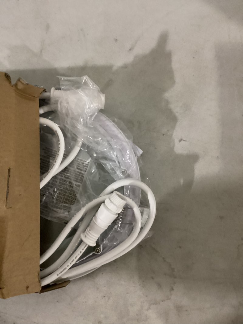 Condition photo showing As Is for utilitech color choice white 6-in 850 lumen switchable white w/ quick connect dimmable led recessed downlight
