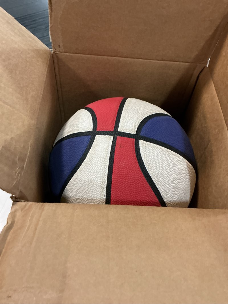 Condition photo showing As Is for wilson ncaa replica basketballs - 29.5" and 28.5"