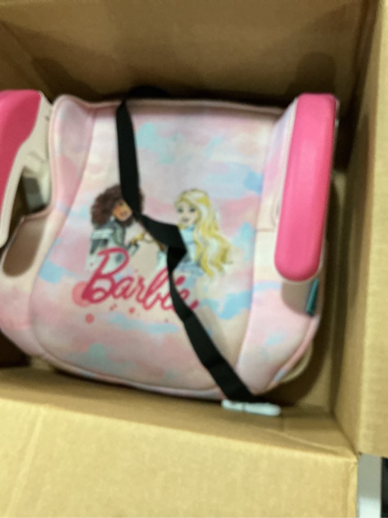 Condition photo showing Good Condition for Graco TurboBooster 2.0 Backless Booster Car Seat, Barbie Paint, Travel Booster Seat for Children Ages 4-10, Weight 40-100 Pounds and Height up to 57 Inches