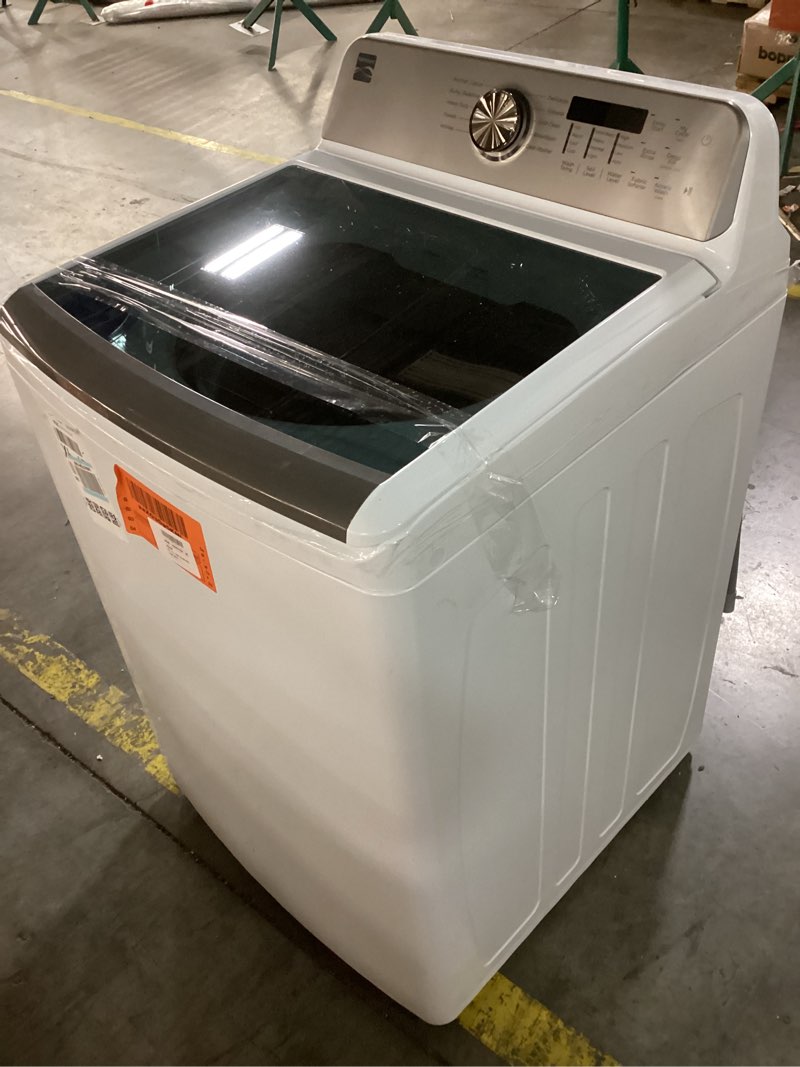 Condition photo showing Good Condition for Kenmore 4.4 cu. ft. Top Load Washer with Triple Action Agitator for Tough Dirt & Stains - Reduce Laundry Time with Accela Wash & Express Wash - LED - White