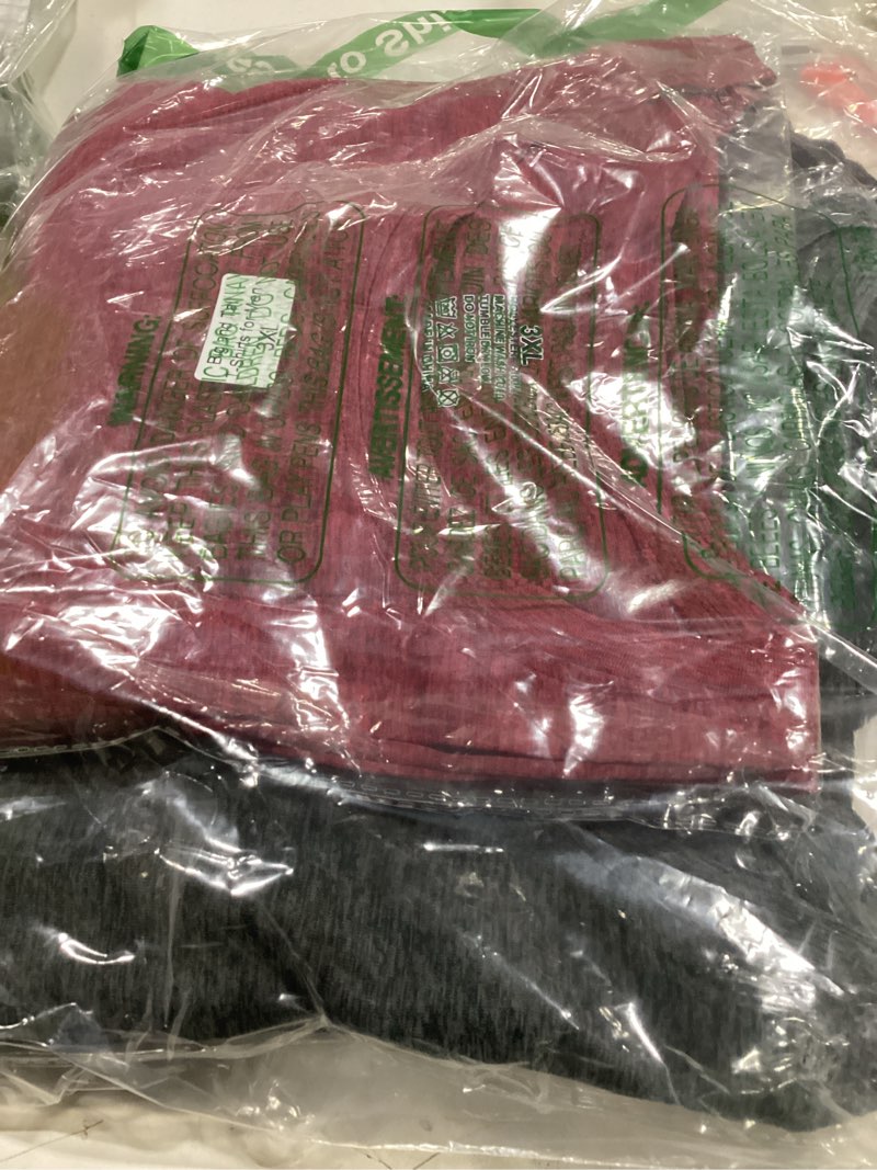 Condition photo showing Good Condition for 3 Pack Men's Big and Tall Shirts - Short Sleeve Workout Quick Dry T-Shirts Crew Neck Moisture Wicking Tshirts (3XL-5XL) 3 Pack 4X-Large Big Tall Heather Black, Dark Grey, Navy