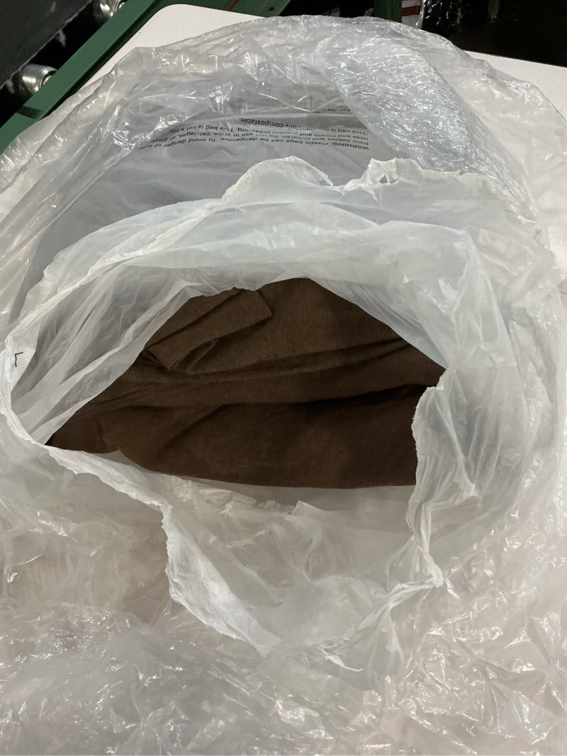 Condition photo showing Good Condition for european linen duvet cover set, full/queen, espresso