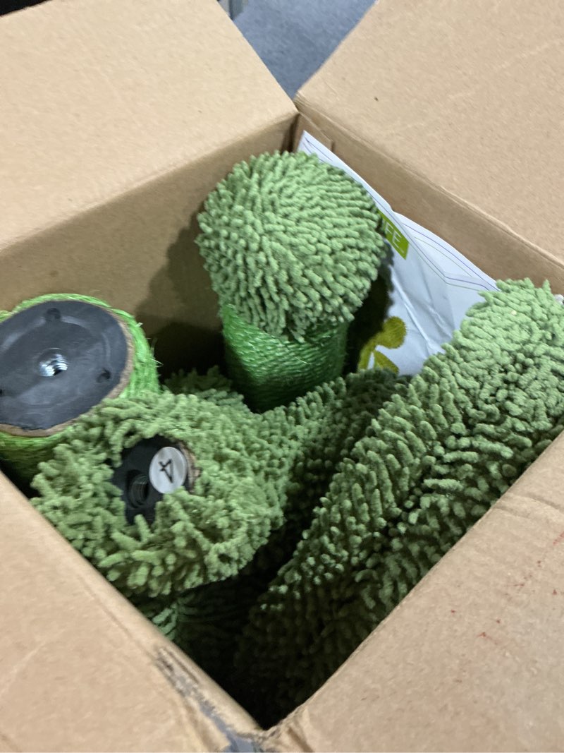 Condition photo showing As Is for vibrant life cactus cat scratching post with toy ball, green