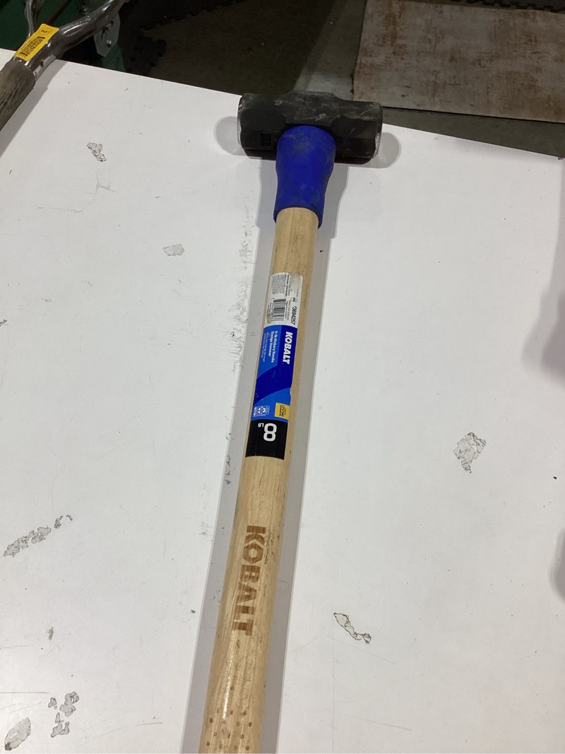 Condition photo showing Good Condition for kobalt 8-lb milled face steel head wood sledge hammer