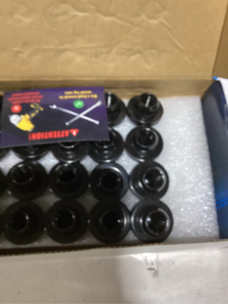 Condition photo showing Good Condition for m14x1.5 lug nuts set of 20 compatible with sequoia landcruiser tundra lexus lx black 7/8 22mm hex mag washer lug nuts 1.85 inch m14x1.5 20pcs 1.85in black