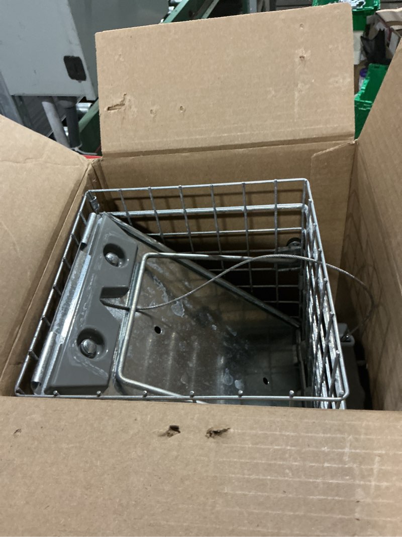 Condition photo showing As Is for havahart easy-set catch and release small 1-door humane live animal trap for squirrels, rabbits, skunks, and other small animals - 1083