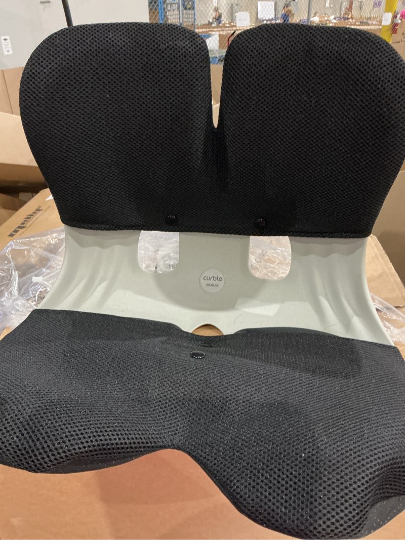 Condition photo showing Good Condition for curble grand cover set – ergonomic back support, washable & detachable cushion cover grand (black