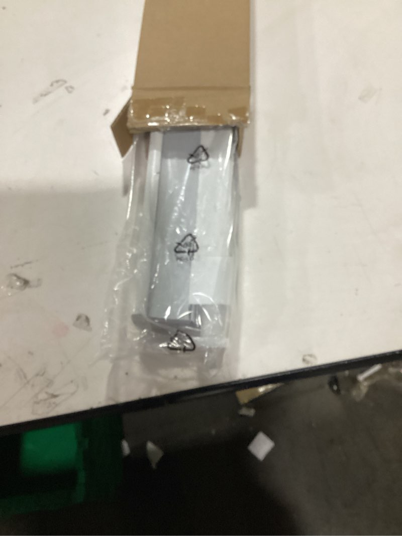 Condition photo showing New/Like New for LazBlinds Cordless Cellular Shades, No Tools No Drill Blackout Honeycomb Shades Pleated Blinds for Windows, 21'' W x 48'' H, Silver White Blackout-silver White 21'' W x 48'' H