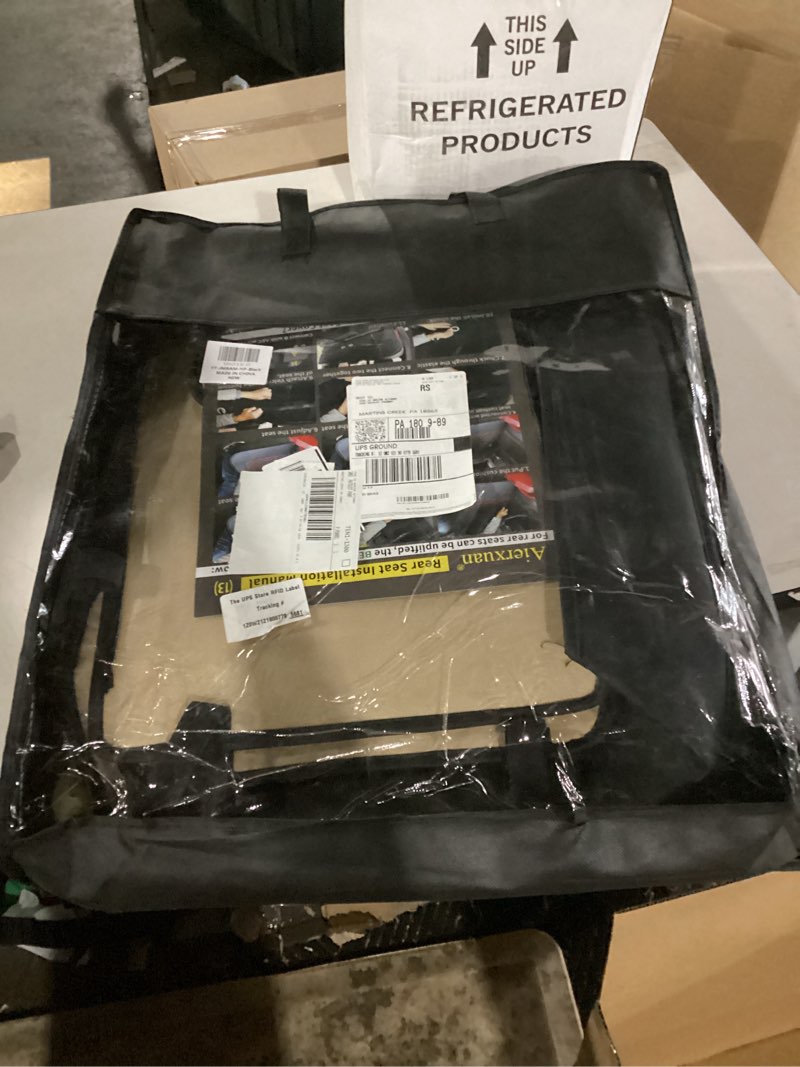 Condition photo showing Good Condition for aierxuan dodge ram back seat covers waterproof leather custom fit 2009-2026 1500, 2010-2026 2500/3500 crew quad regular cab pickup cushions compatible with split bench 40/60(rear seat/black)