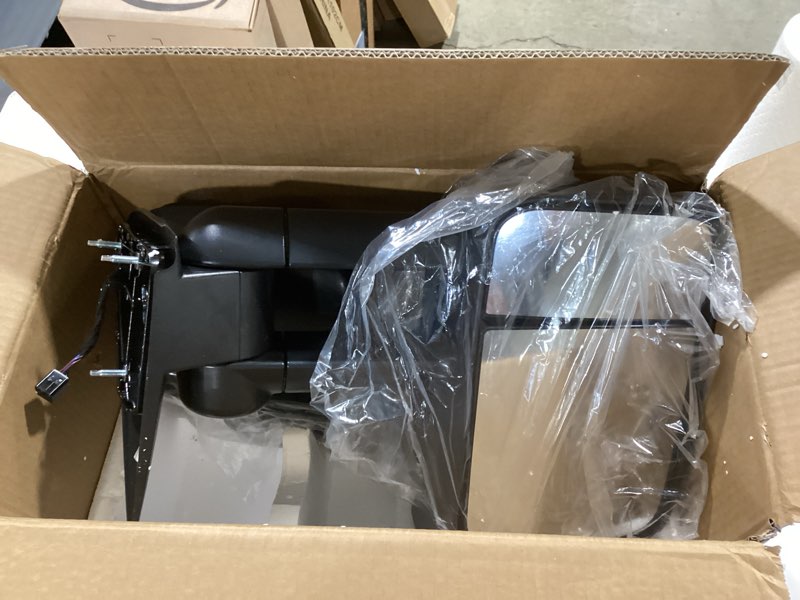 Condition photo showing Good Condition for heated tow mirrors compatible with 1999-2002 chevy silverado & gmc sierra 1500 2500 3500 hd, tahoe suburban avalanche yukon denali, folding extended trailer towing side mirrors