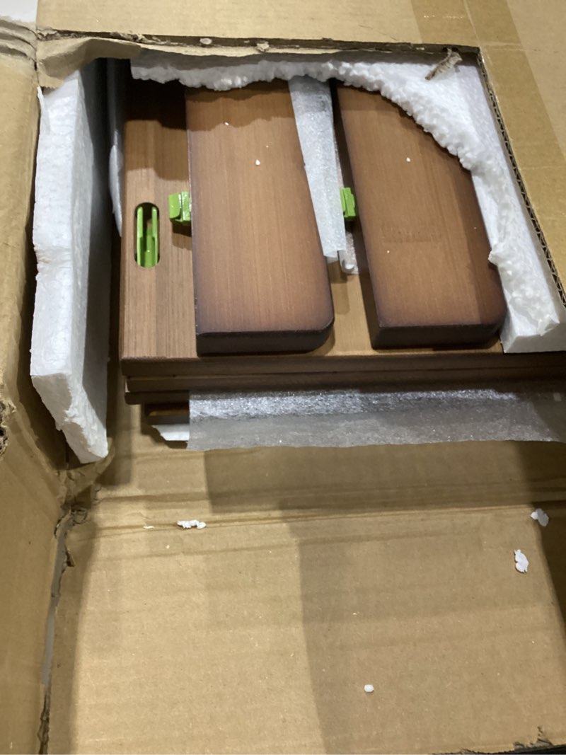 Condition photo showing New/Like New for Wire Shelf Covers, Bamboo Wire Rack Covers for Pantry, Closet (4pcs, 24" W x 12" D)