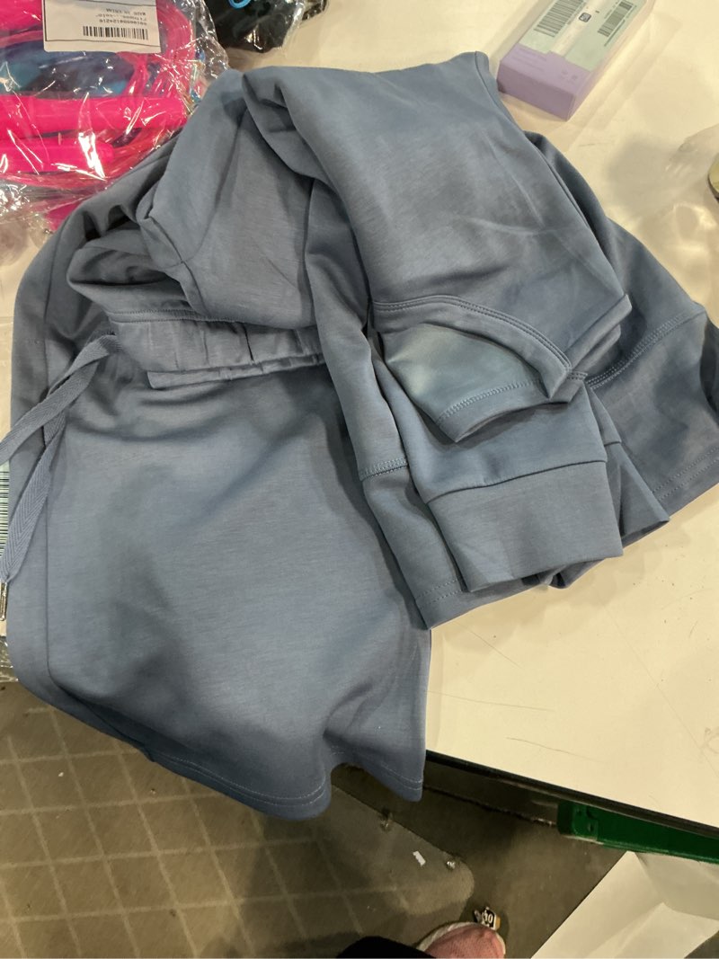 Condition photo showing Good Condition for ronuti women s 2 piece lounge sets side slit sweatshirt wide leg tracksuit comfy cozy loungewear casual travel fashion sweatsuit