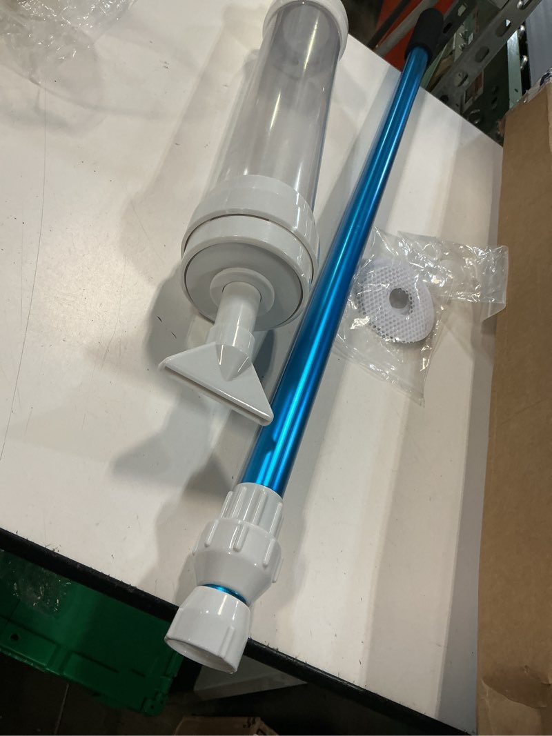 Condition photo showing As Is for  paradise power spa vac 6250 compatible hot tub vacuum - cordless, no batteries, sucks up rocks, leaves in spas, hot tubs, pool steps