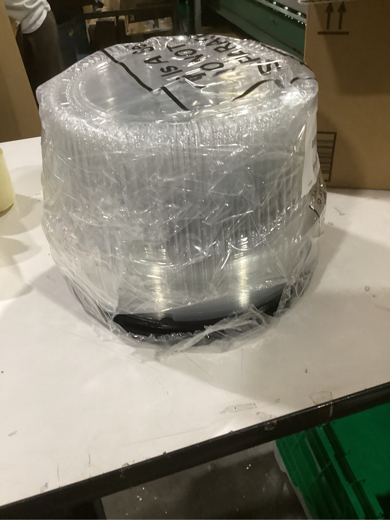 Condition photo showing As Is for Zopeal 20 Pack 10" Clear Plastic Cake Display Containers with Dome Lids Round Transparent PET Cake Carrier Holder for Valentines Day Birthday Party Display, No Snap Lock, Use Tape or Ribbon to Secure