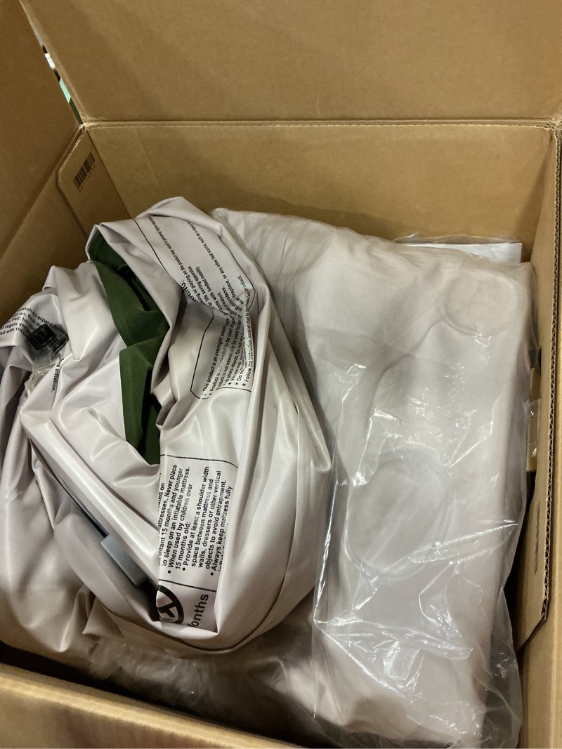 Condition photo showing Good Condition for 2025 Upgraded Queen Air Mattress with Built in Pump?16'' Comfort Blow up Mattress, Quiet Surface Portable Inflatable Mattress, Air Bed with Storage Bag for Guests, Home, Camping, 660 lbs Max 16" Queen