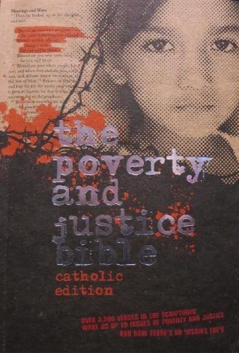 nrsv poverty & justice bible, catholic edition paperback