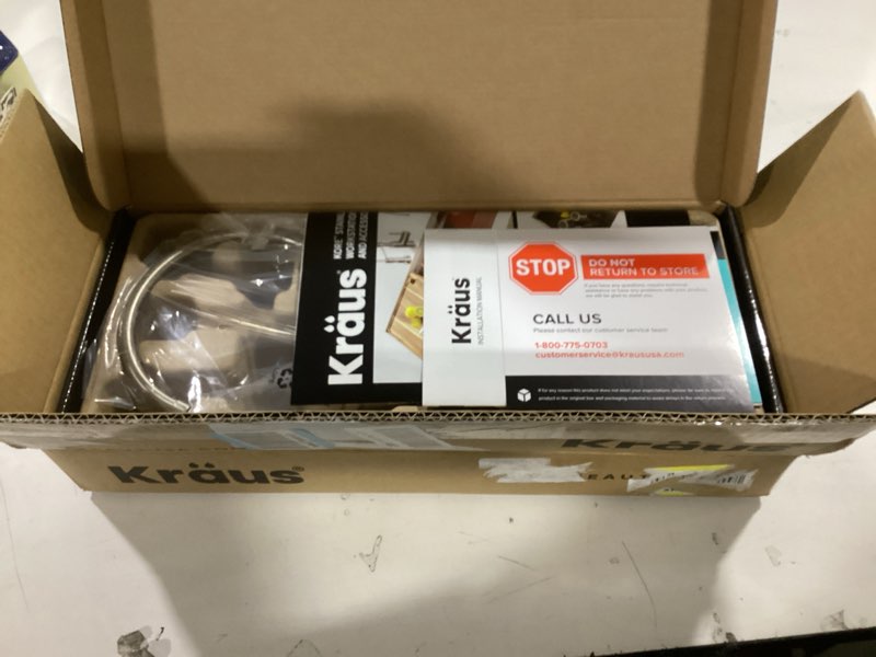 Condition photo showing New/Like New for KRAUS Purita 100% Lead-Free Kitchen Water Filter Faucet in Spot Free Stainless Steel, FF-100SFS Spot-Free Stainless Steel Filter Faucet