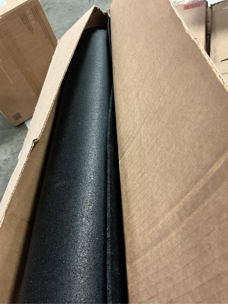 Condition photo showing Good Condition for rubber king multi-purpose exercise mat - 100% recycled thick rubber mat for home gym flooring, non-slip, low-odor durable workout mat for indoor/outdoor, shoe-friendly black 6 feet x 4 feet x 7 mm thick