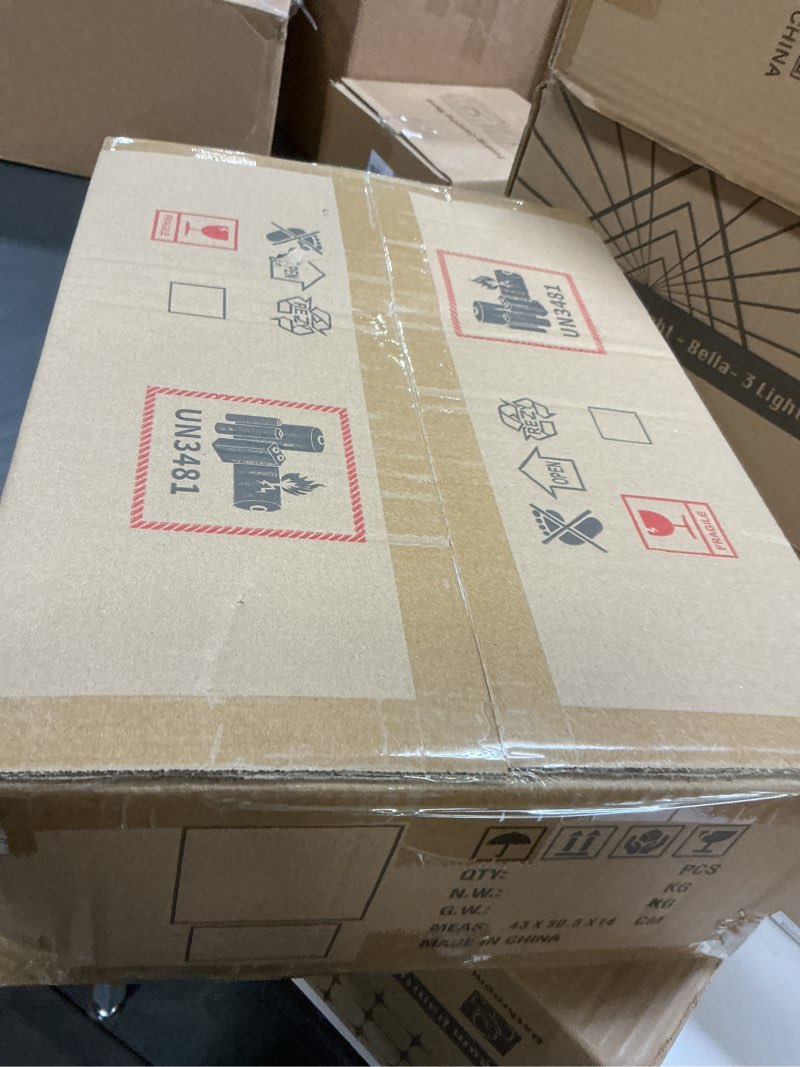 Condition photo showing New/Like New for Deepn Solar Lights Outdoor, IP66 Waterproof Street Lights Outdoor, 6500K Dusk to Dawn Solar Security Flood Lights Motion Sensor with Remote Control for Yard, Entryway Garage, Porch 2 Pack