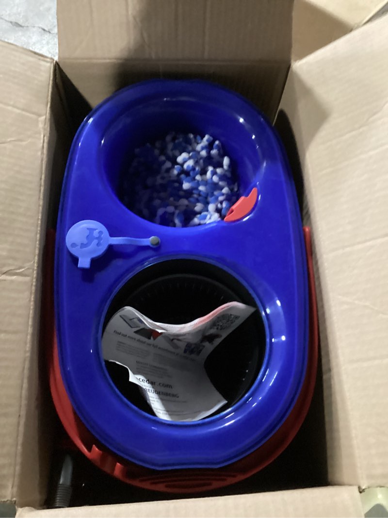 Condition photo showing Good Condition for o-cedar rinseclean spin mop & bucket system | clean with water | removes 99% of bacteria