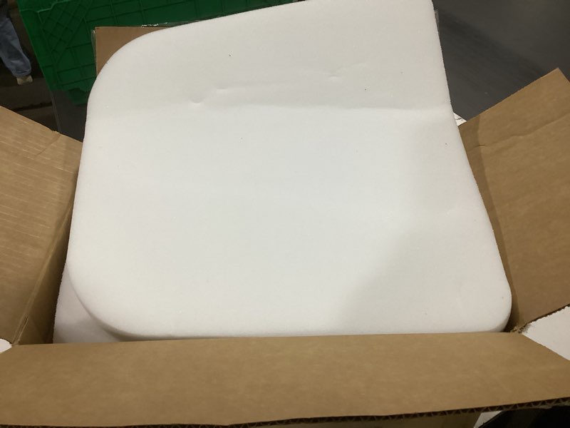 Condition photo showing Good Condition for Chair Cushions for Dining Chairs, 2" Thick Seat Cushions for Kitchen Chairs, D-Shaped Chair Pads with Washable Cover, Ties and Non Slip Backing, 17'' x 16'', Set of 4, Light Blue 4 Count(Pack of 1) Light Blue