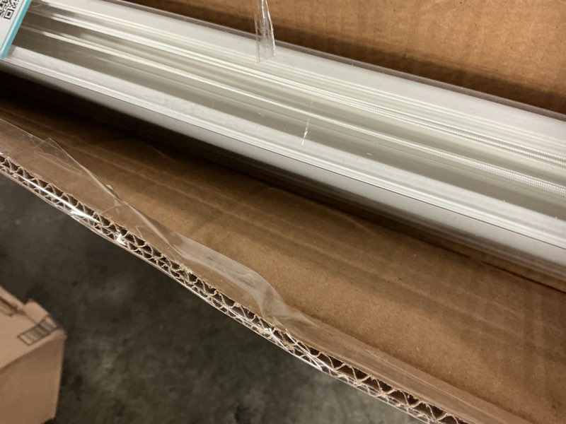 Condition photo showing New/Like New for changshade cordless cellular shades, light filtering honeycomb shades for windows, pull down pleated blinds, easy to install for indoor windows and french doors,31.5" w x 64" h, white blackout white 31.5"w x 64"h