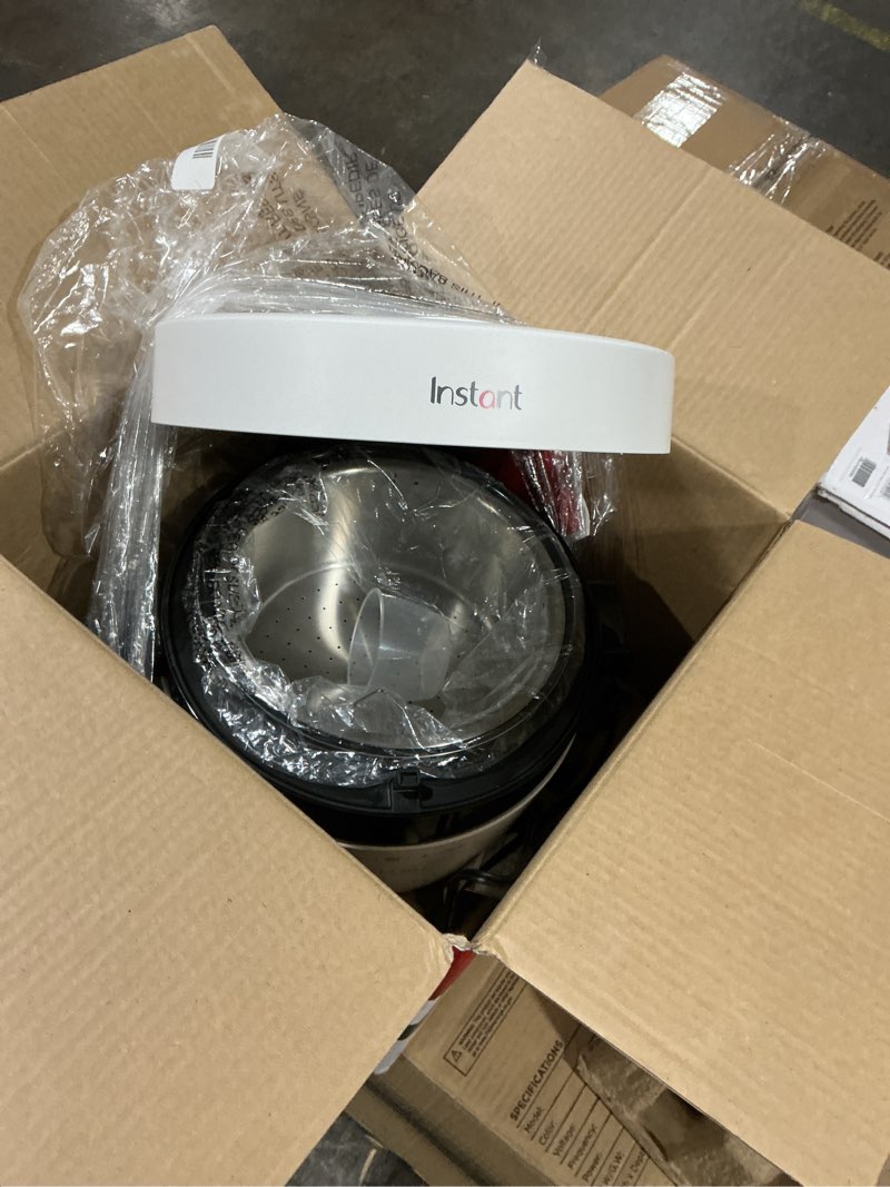 Condition photo showing As Is for Instant Pot 20-Cup Rice Cooker, Rice and Grain Multi-Cooker with Carb Reducing Technology without Compromising Taste or Texture, From the Makers of Instant Pot, Includes 8 Cooking Presets
