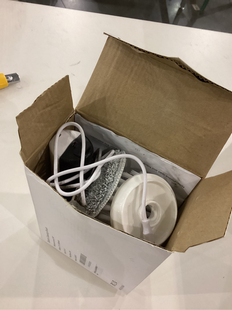 PUFTEM Electric Spin Scrubber, Cordless Shower Scrubber with Battery Level Display, 2 Speeds Electri