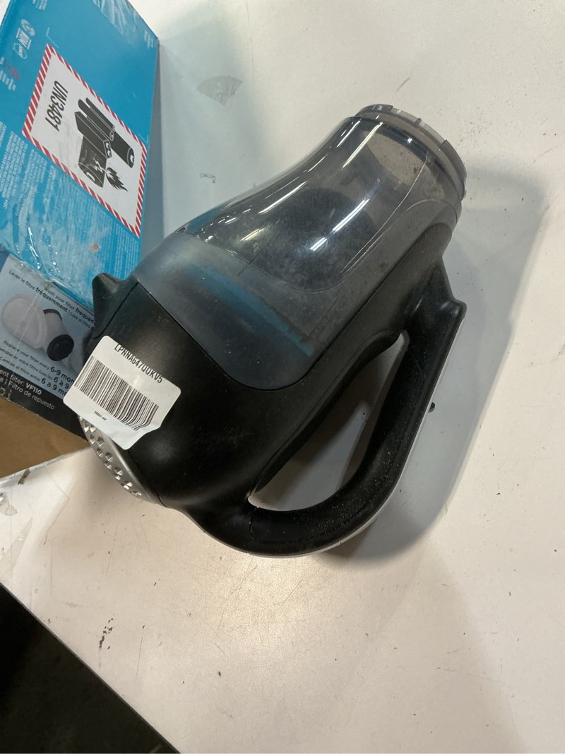 Condition photo showing As Is for ( incomplete )BLACK+DECKER dustbuster AdvancedClean Handheld Vacuum Cordless, Compact Home and Car Vacuum with Crevice Tool ,Rotating Nozzle and Charging Station, Large Dust Bowl (CHV1410L)