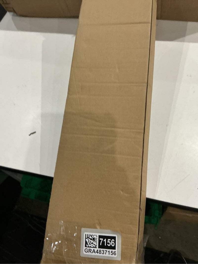 Condition photo showing As Is for curtain rod extends 48-96 (black)
