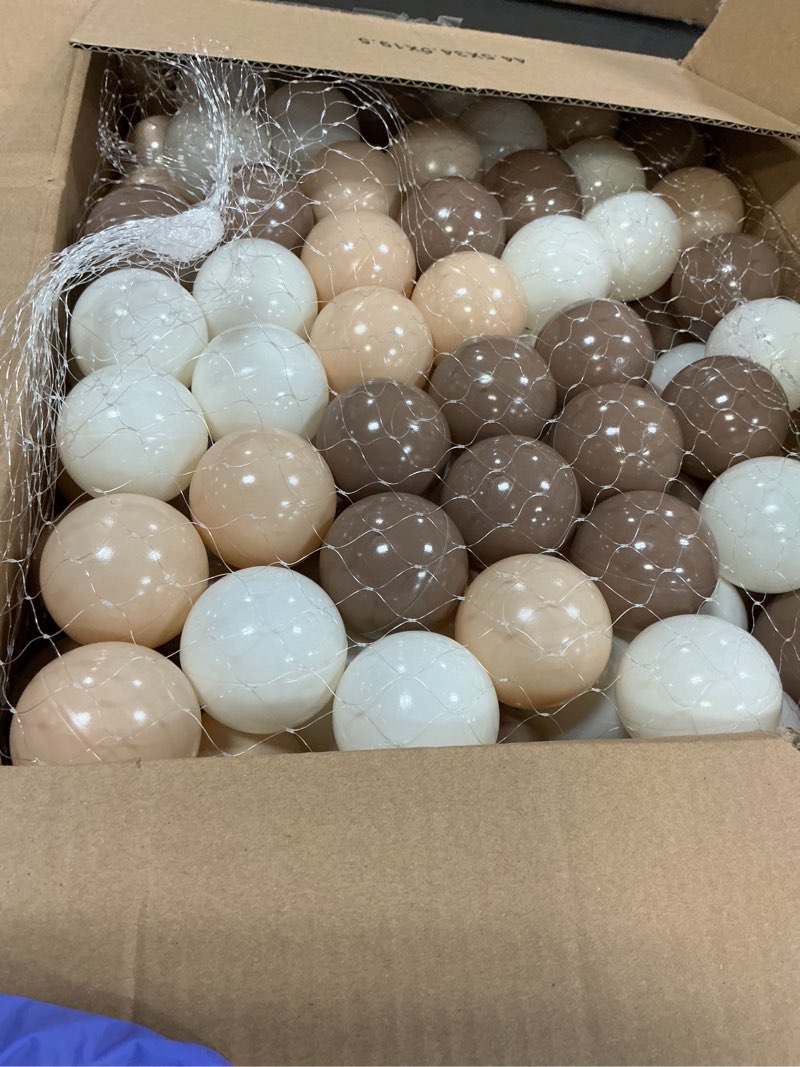 Condition photo showing New/Like New for GOGOSO Ball Pit Balls for Toddlers Phthalate-Free BPA-Free Non-Toxic Crush Proof Soft Plastic Play Balls Baby Kids Shape Tent Pool Playhouse ,200PCS cofee colors 200 balls
