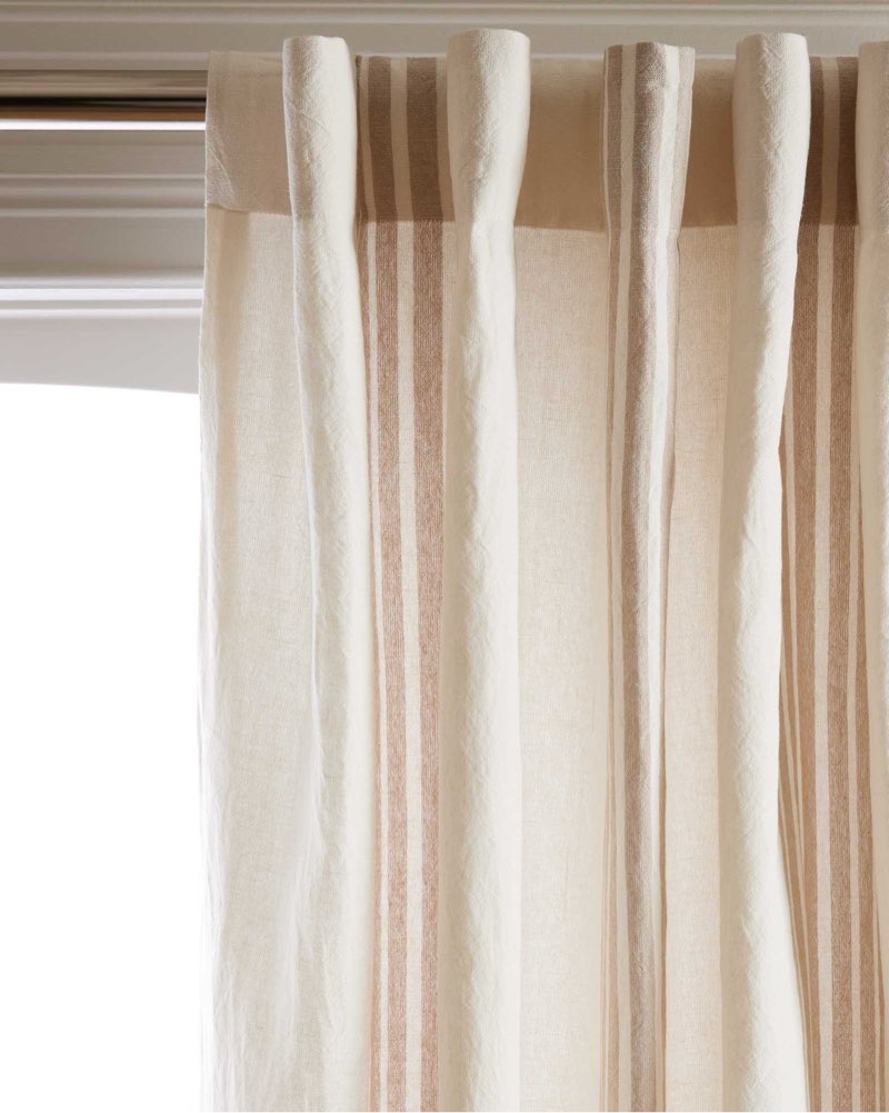 Coastal Stripe Curtain 48”x84”