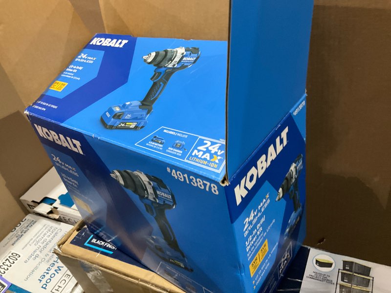 kobalt 24-volt 1/2-in keyless brushless cordless drill ( 1 -batteries included,