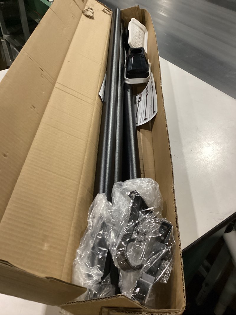 Condition photo showing New/Like New for tension curtain rods no drilling, extra long tension rod 41-139 inch, heavy duty shower curtain rod for outdoor patio bathroom windows room divider, adjustable, anti-slip, no rust, black black 41-139inch