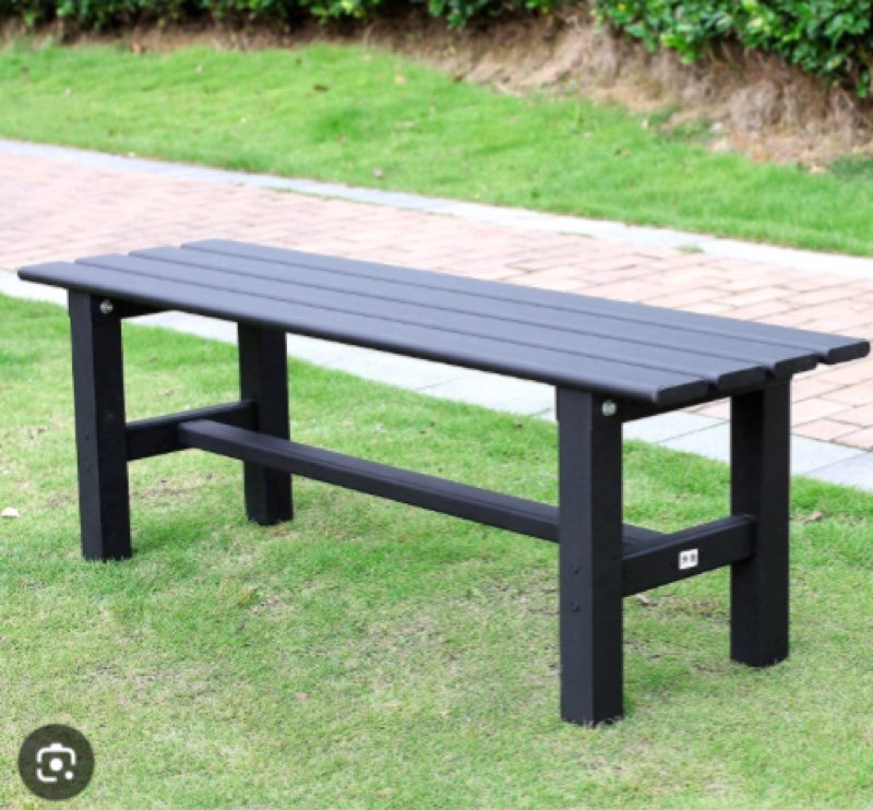 Filancia aluminum outdoor bench 