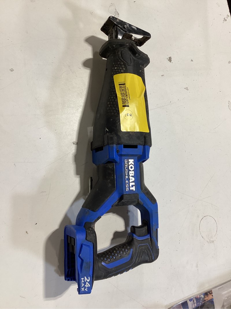 kobalt 24-volt variable speed brushless cordless reciprocating saw (battery not included)