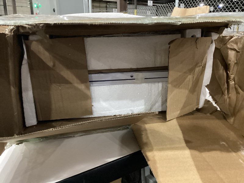 Condition photo showing Good Condition for FATORRI Small Bookcase with Drawer, Wood and Metal Bookshelf for Small Space, Short Book Shelf and Low Book Case for Living Room (White Oak) White Oak With Drawer