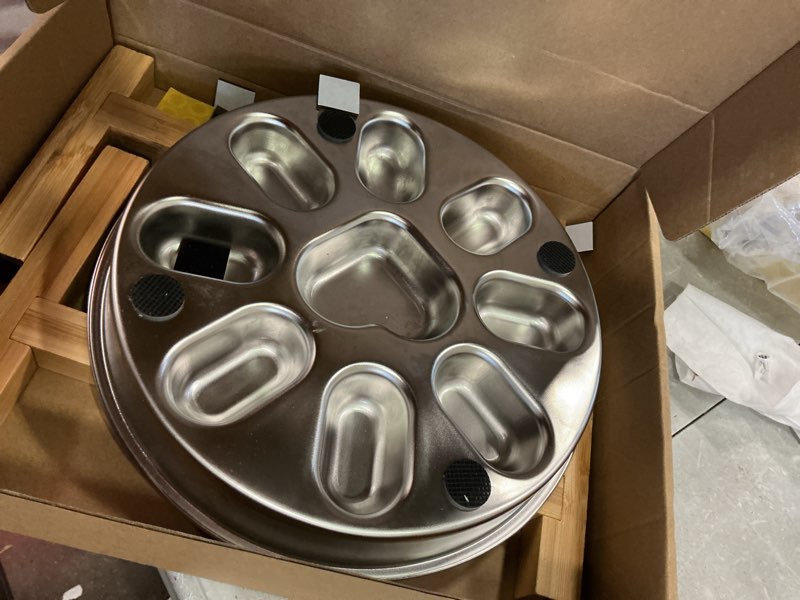 Condition photo showing Good Condition for elevated slow feeder dog bowls 2 cups for 15-60 lbs breed puppy